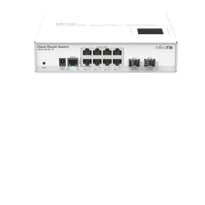 کلاود روتر سوئیچ میکروتیک مدل Mikrotik Cloud Router Switch CRS210-8G-2S+IN