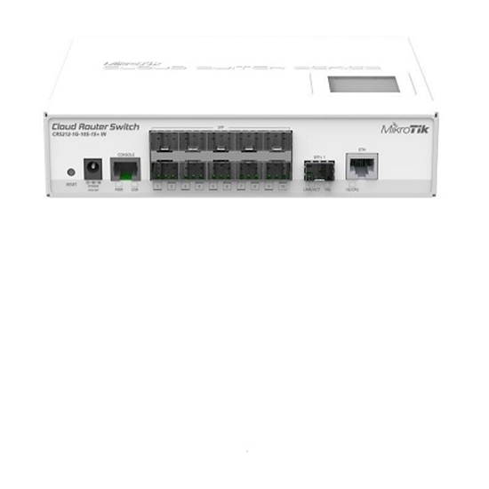 کلاود روتر سوئیچ میکروتیک مدل Mikrotik Cloud Router Switch CRS212-1G-10S-1S+IN