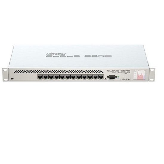 کلاود کر روتر میکروتیک مدل Mikrotik Cloud Core Router CCR1016-12G