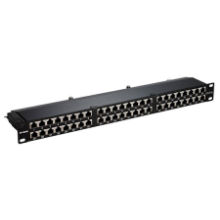 پچ پنل ۴۸ پورت CAT 6A شیلددار دی-لینک مدل NPP-6A2BLK481